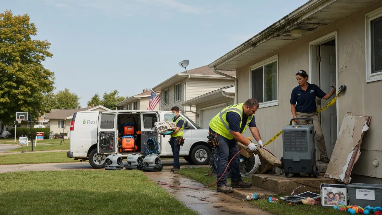 Water Damage Restoration in Continental, OH near me